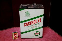 Vintage Castrol Z XL 20W3040 One Gallon Motor Oil Tin