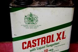 Vintage Castrol Z XL 20W3040 One Gallon Motor Oil Tin