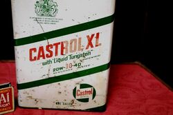 Vintage Castrol Z XL 20W3040 One Gallon Motor Oil Tin