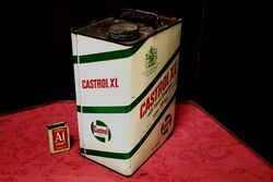 Vintage Castrol Z XL 20W3040 One Gallon Motor Oil Tin