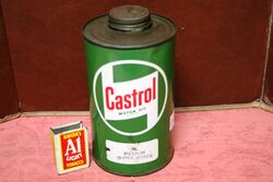 Vintage Castrol Z XL Medium Super Grade 1 Quart Oil Can