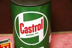 Vintage Castrol Z XL Medium Super Grade 1 Quart Oil Can