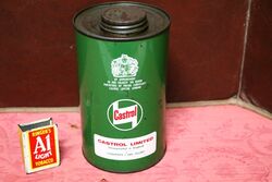 Vintage Castrol Z XL Medium Super Grade 1 Quart Oil Can