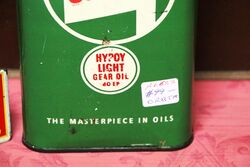 Vintage Castrol Z  Hypoy Light 80EP Oil 1 quart Tin