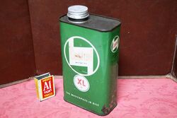 Vintage Castrol Z  XL 30 Oil 1 quart Tin