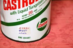 Vintage Castrolite  L Liquid Tungsten 1 quart Can