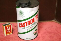 Vintage Castrolite  L Liquid Tungsten 1 quart Can