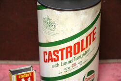 Vintage Castrolite  Liquid Tungsten 1 quart Can