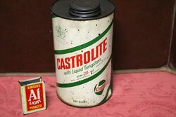 Vintage Castrolite  Liquid Tungsten 1 quart Can