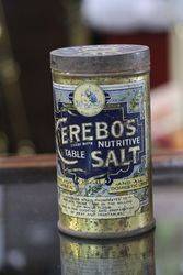 Vintage Cerebos Table Salt Tin 