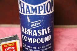 Vintage Champion Abrasive Compound Tin