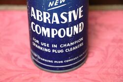 Vintage Champion Abrasive Compound Tin
