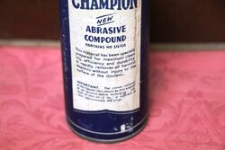Vintage Champion Abrasive Compound Tin