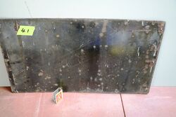 Vintage Champion Dependable Spark Plug Enamel Sign  