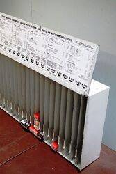 Vintage Champion Spark Plug Dispensing Wall Rack