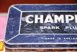 Vintage Champion Spark Plug Tin