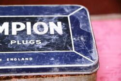 Vintage Champion Spark Plug Tin
