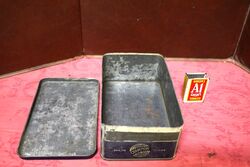 Vintage Champion Spark Plugs Container Pictorial Tin