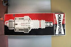 Vintage Champion Spark Plugs Thermometer 