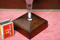 Vintage Chrome Nude Lady Car Mascot 