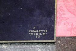 Vintage Cigarette Tin Black Players Navy Cut 50 Medium Tin