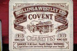Vintage Cigarette Tin Mullins and Westley Covent Cig Tin