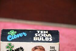 Vintage Clover 10 Soda Bulbs in Original Packet