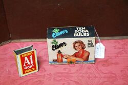 Vintage Clover, 10 Soda Bulbs in Original Packet.