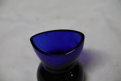 Vintage Cobalt Blue Glass Eye Wash Cup 