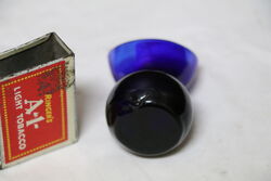 Vintage Cobalt Blue Glass Eye Wash Cup 