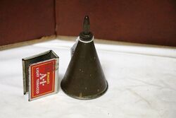 Vintage Conical Copper Bottom Oiler