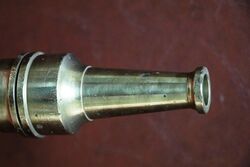 Vintage Copper and Brass Fire Nozzle