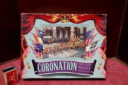 Vintage Coronation Jig Saw Puzzle.