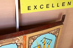 Vintage Curved Fairground Style Panel Depicting Rock n Roll 