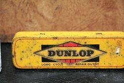 Vintage DUNLOP Long Cycle Tyre Repair Outfit Tin