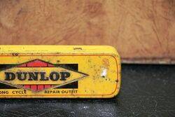 Vintage DUNLOP Long Cycle Tyre Repair Outfit Tin