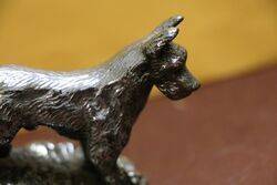 Vintage Desmo Car Mascot in the form of a Scottie Dog