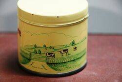 Vintage Devonshire Clotted Cream Pictorial Tin