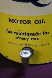 Vintage Duckhams 2050 Motor Oil 5 Gallon Drum in Good Condition 