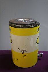 Vintage Duckhams 2050 Motor Oil 5 Gallon Drum in Good Condition 