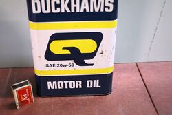 Vintage Duckhams Q Motor Oil 5 litre Tin