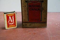 Vintage Dunlop Dusting Chalk Tin