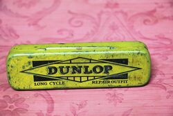 Vintage Dunlop Long Cycle Repair Outfit Tin