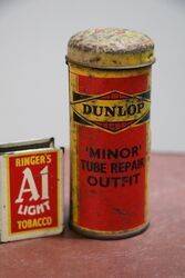 Vintage Dunlop Minor Tube Repair Outfit Tin