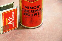 Vintage Dunlop Minor Tube Repair Outfit Tin