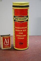 Vintage Dunlop Reddiplug Repair Kit Tin