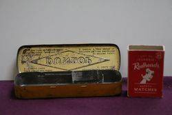 Vintage Dunlop Repair Outfit Kit Tin 