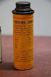 Vintage Dunlop Small Dusting Chalk Tin