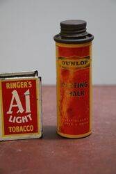 Vintage Dunlop Small Dusting Chalk Tin