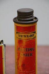 Vintage Dunlop Small Dusting Chalk Tin